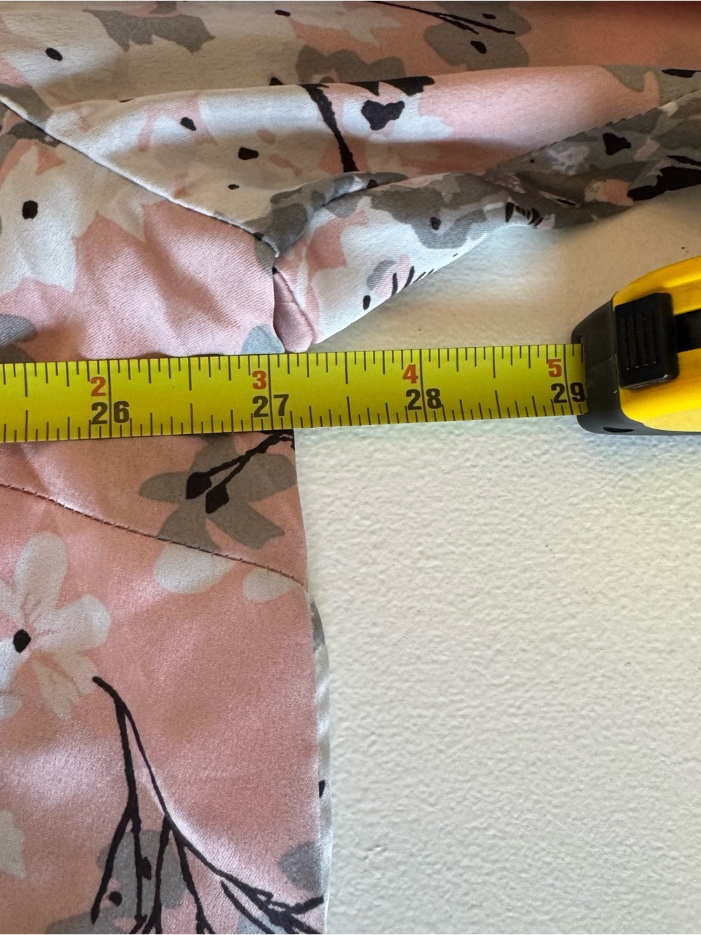 Talbots Plus Pink Floral Satin Button-Notch Long Sleeve Blouse Career - Picture 6 of 9